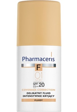 PHARMACERIS F fluid kryjacy SPF20 01 IVORY 30ml