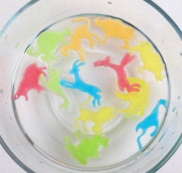 ВОЛШЕБНЫЕ КАПСУЛЫ, РАСТУЩИЕ В ВОДЕ ЖИВОТНЫЕ НАБОР ИЗ 12 ИГРУШЕК