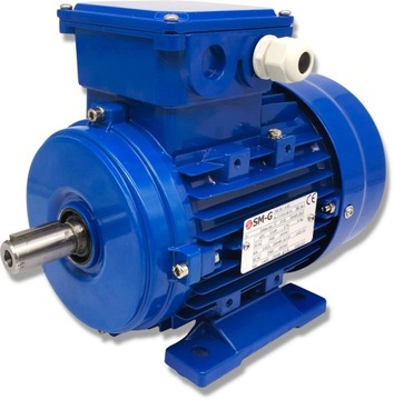 SILNIK ELEKTRYCZNY 0,55kW 230V 1400 obr WAŁEK 19mm