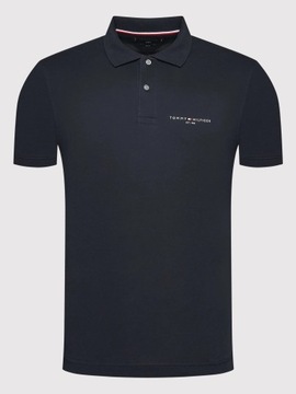 TOMMY HILFIGER męska koszulka polo czarna r.S