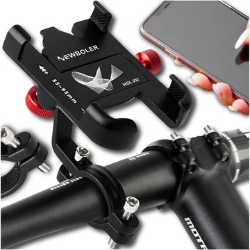 UCHWYT NA TELEFON ROWEROWY DO ROWERU MOTOCYKLU DO SMARTFONA REGULOWANY