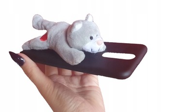 Etui MIŚ SERCE futrzany do Xiaomi Redmi 12C