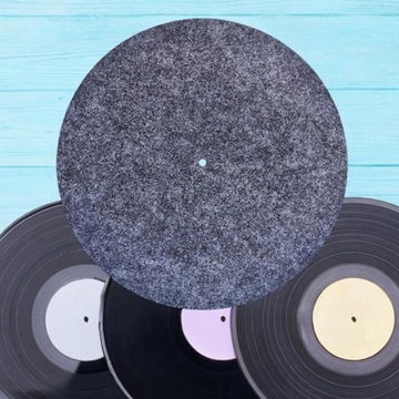 Коврик для проигрывателя Вибропоглощающий войлок улучшает звук 12 дюймов,