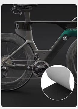 ZESTAW NAKLEJEK OCHRONNYCH NA RAMĘ ROWEROWĄ OSŁONA ŁAŃCUCHA ENLEE 6-SZT