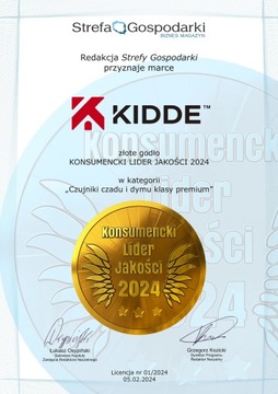 Двойной детектор дыма и угарного газа Kidde K10SCO