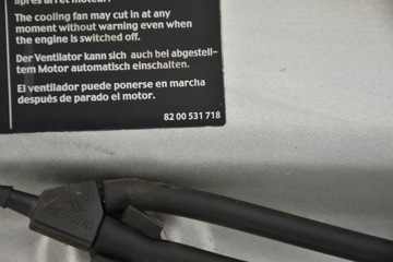 KAPOTA KRYT MOTORU RENAULT TWINGO II