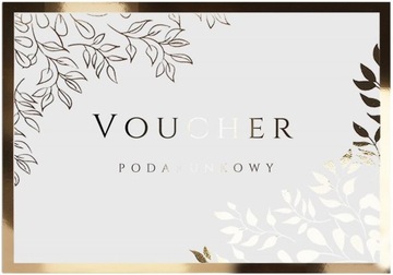 VOUCHER ZŁOTY KARTA PODARUNKOWA BON PODARUNKOWY każda branża ZŁOTE 100 szt