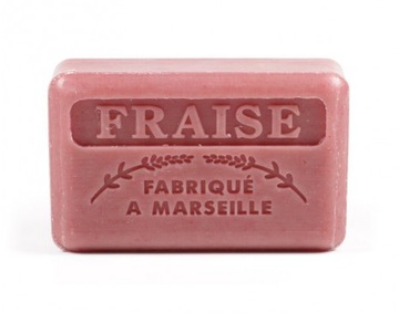 FOUFOUR Mydło marsylskie 125g TRUSKAWKA