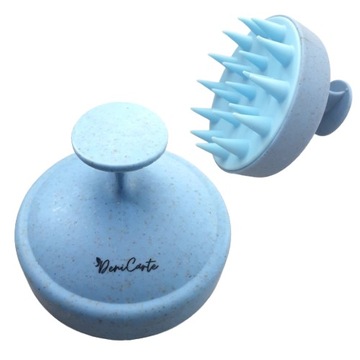 SZCZOTKA MASAŻER DO MYCIA WŁOSÓW GŁOWY CIAŁA PEELING SILIKONOWA