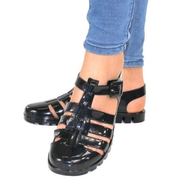 MELISKI GUMOWE SANDAŁY WYGODNE BUTY DAMSKIE r 37