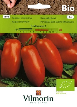 POMIDOR BIO GRUNTOWY I POD OSŁONY WYSOKI 0,5g VILMORIN