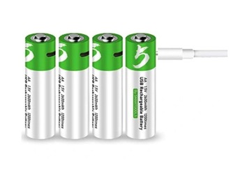 BATERIE PALUSZKI AKUMULATOR-KI AA 4 SZT USB-C
