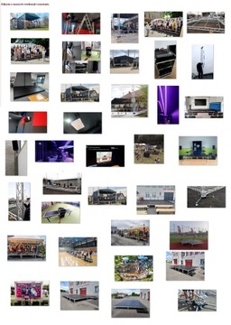 СЦЕНА 8х6м + КРЫША, ЛЕСТНИЦА, БАРЬЕРЫ, ПЕРЕЛИВ