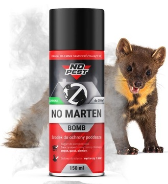 BOMBA ŚRODEK FOGGER NA KUNY ODSTRASZACZ KUN NO MARTEN NO PEST 300M2