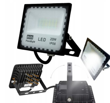 HALOGEN LED 20W MINI NAŚWIETLACZ SLIM