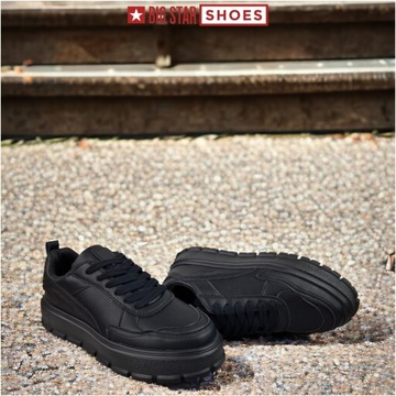 Sneakersy Damskie Czarne sportowe Buty Big Star trampki NN274376 37