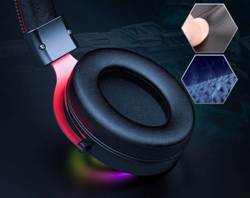НАУШНИКИ С МИКРОФОНОМ ДЛЯ ИГРОВ С RGB LED-подсветкой НОВАЯ ИГРА
