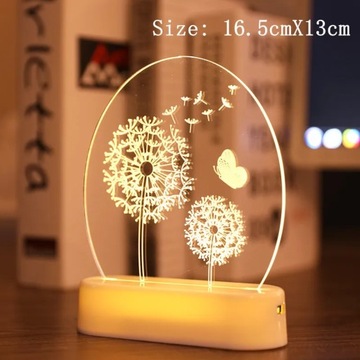 Prezenty ślubne 3D LED lampki nocne miłość niedźwi