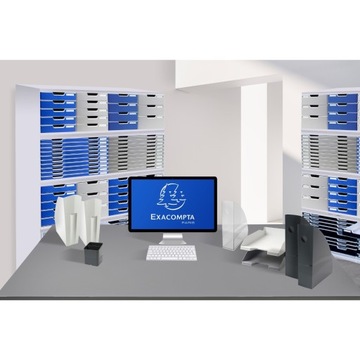 Exacompta Modulo A4, 10 ящиков, офисный - черный 302014D