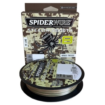 Plecionka Spiderwire Stealth Smooth8 X8 PE BRAID 0,13mm x 150m kolor CAMO