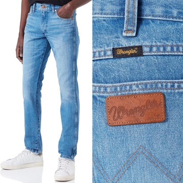 Wrangler GREENSBORO Blue Bill BEZ STRECZU W36 L36