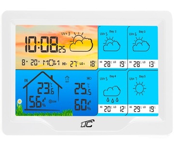 WiFi МЕТЕОСТАНЦИЯ БЕСПРОВОДНОЙ ТЕРМОМЕТР ANDROID iOS ПОГОДА НА 4 ДНЯ