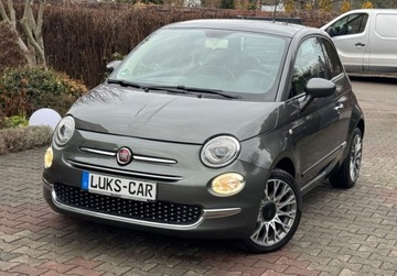 Fiat 500 II Seria 4 1.2 69KM 2018 Fiat 500 1,2 69KM LIFT Climatronic PANORAMA Serwis BEZWYPADKOWY Dla wymaga