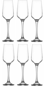 Komplet 6 kieliszków do szampana 230 ml Lal LAV