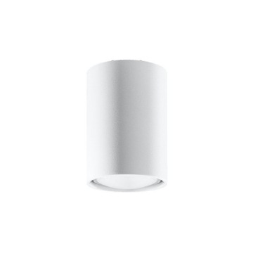 Lampa natynkowa sufitowa tuba LAGOS 10 biała