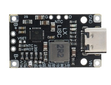 Ładowarka BMS Li-Ion QC 15W 2S Balanser USB-C 8,4V