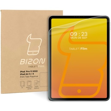 Folia imitująca papier Bizon do iPad Pro 11 2022/21/20/18/Air 5/4 2 szt