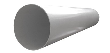 Rura kanał przedłużka przewód 125 biały 120 cm