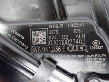 Priekinis dešinysis žibintas Full LED Matrix Europa originalas 8W6941036E Audi A5 II F5 2019 m. 4M0907397AD – nuotrauka 12