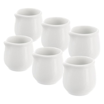 6x Small MILKER, фарфоровый кувшин для молока, сливок, соусов, дипов, 20 мл