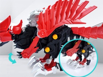 Модель динозавра RAPTOR подвижная складная ZA4372