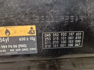 KAPOTA KRYT MOTORU MERCEDES GLC W253 A253 253