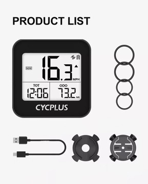 Велосипедный компьютер CYCPLUS G1 с GPS