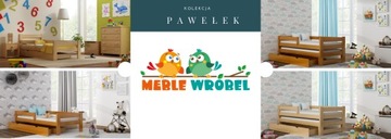 Pawełek Детская Кровать 180x80 Дерево