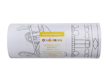 Pojazdy kolorowanka w rolce 30 m COLOresca 3+