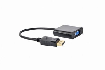 Adapter DisplayPort męski na VGA żeński 15cm