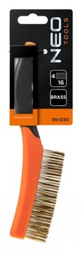 Проволочная щетка, латунная проволока 4х16 рядов.