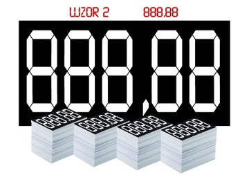 500x CENÓWKI 88,88 METKI ETYKIETY CENOWE KARTONIKI