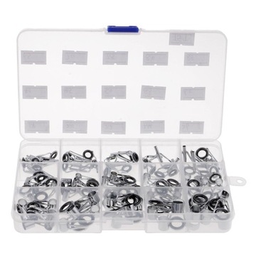 75 шт., 15 размеров, направляющие для удочки, комплект для ремонта деталей для глаз «сделай сам», для конструкции удочки