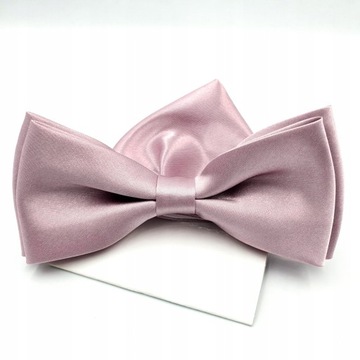 ПУДРО-РОЗОВЫЙ БАНТ С ГЛЯНЕВЫМ КАРМАНОМ Квадратный