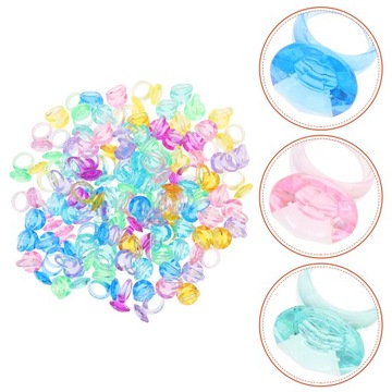 PIERŚCIONEK DECORATE KIDS ZABAWKI PIERŚCIONKI DLA DZIEWCZYN 114 SZT