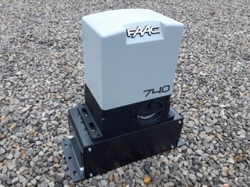 Монтажная база Faac 740/741 oc+Ral 9005 24см