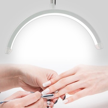 Andoer HD-M2X 20W półksiężycowa lampa podłogowa LED biała