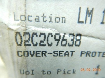 KRYT ČALOUNĚNÍ POHOVKA ZADNÍ JAGUAR X-TYPE 02-08 NOVÁ ORIG. C2C9638