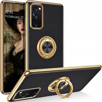 ETUI OBUDOWA GLAMOUR RING DO SAMSUNG GALAXY S20 FE