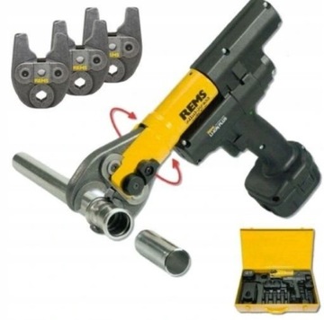 Zaciskarka Rems Akku Press + SZCZĘKI U16 U20 U25